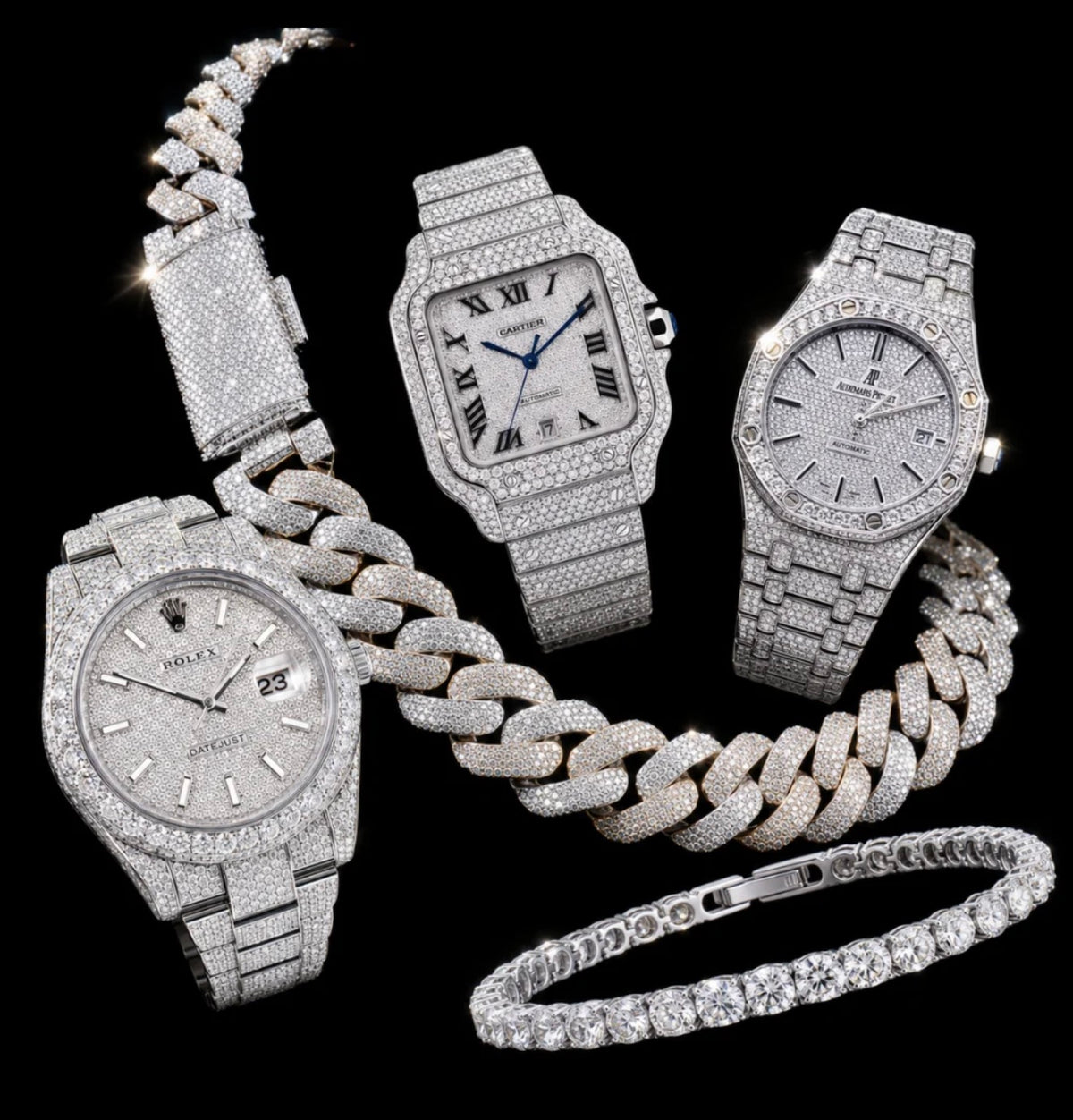 (BEST SELLER) Moissanite Jewelry Bundle