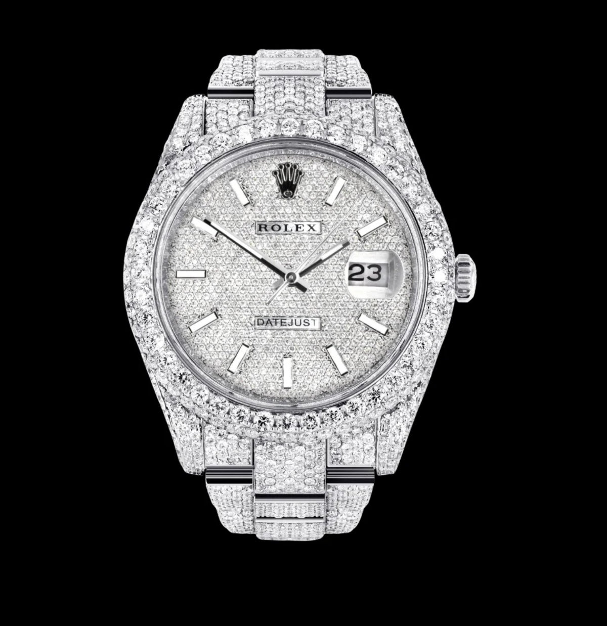 Moissanite Rolex Watch