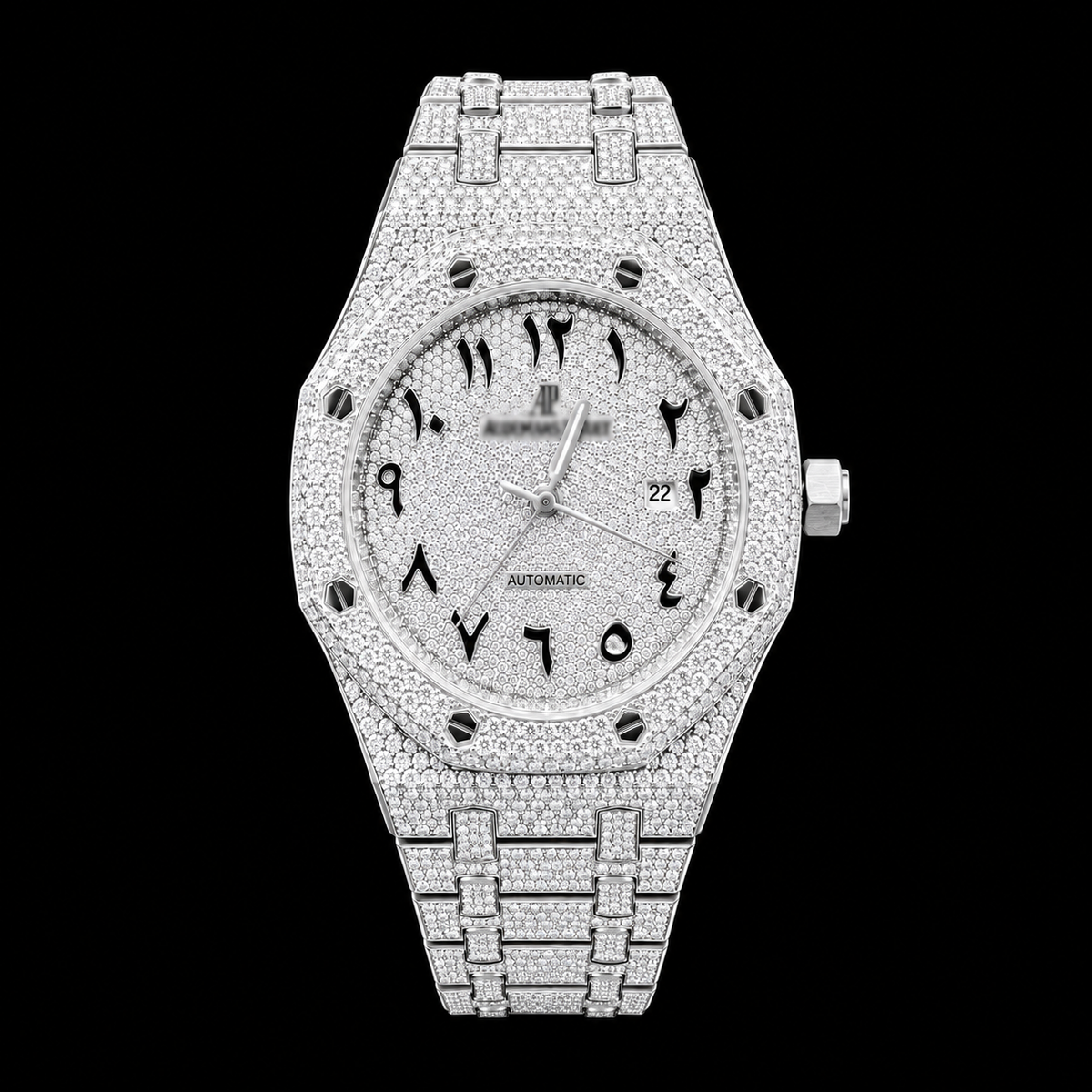 Moissanite Arabic Audemars Piguet Watch