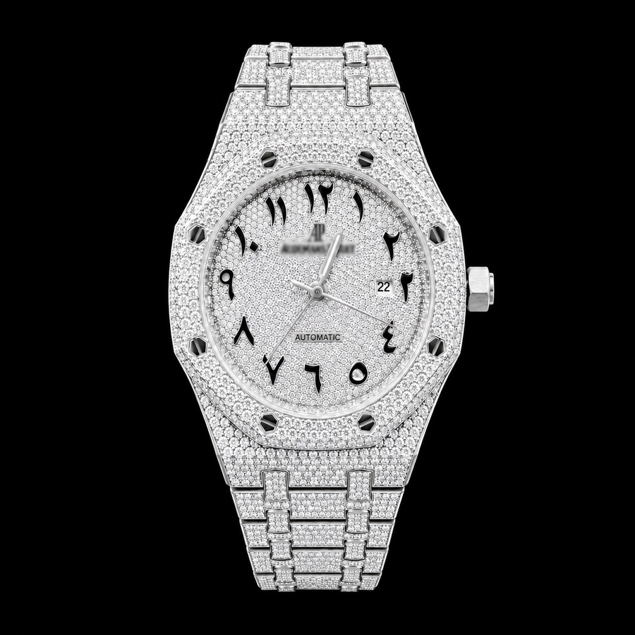 Moissanite Arabic Audemars Piguet Watch